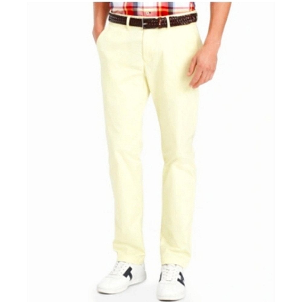 2/$30 Tommy Hilfiger Men's Custom-Fit Chino Pant Size 36W x 32L